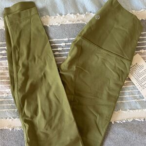 NEW lululemon align high rise Green Leggings